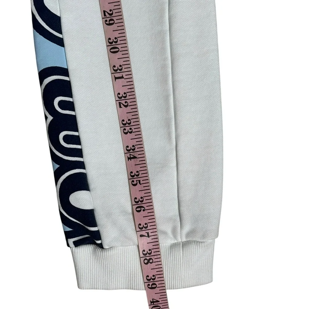 Lacoste‎ Jogger Track Pants Boys 16 Red White Side Logo Fleece Elastic Waist